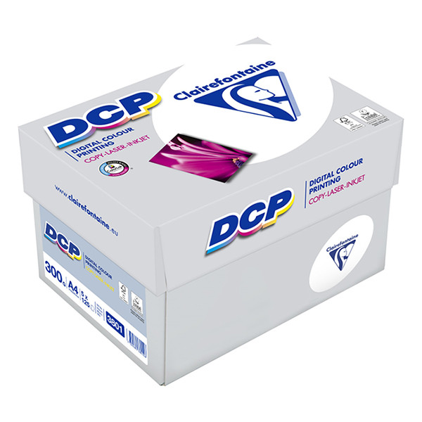 DCP papper A4 300g | 625 ark | Clairefontaine 3801C [12kg] 123ink.se